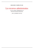 RESUMEN COMPLETO DE Les recursos administratius