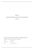 ESSAY ‘Interactions between learning and development’ (Vygotsky, constructivisme)