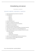 Doelstellingen/ vragen - Ontwikkeling Stimuleren (syllabus)