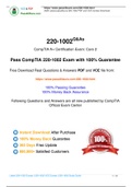   CompTIA A+ 220-1002 Practice Test, 220-1002 Exam Dumps 2020 Update