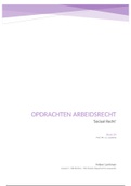 Samenvatting en oefenvragen Arbeidsrecht