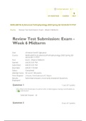 NURS 6501N-32 Week 6 Midterm Exam- Questions and Answers Spring 2020