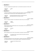 NURS 6501N-32 Week 6 Midterm Exam- Advanced Pathophysiology/Questions and Answers (2020/2021)