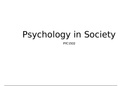 Summary  PYC1502 - Psychology In Society