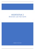 Hoofdstuk II: Bronnen v.h. recht 