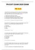 PN EXIT EXAM 2020 EXAM