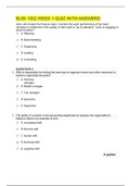 BUSI 1002 WEEK 1 QUIZ WITH ANSWERS