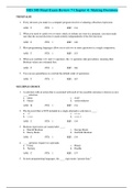 MIS 505 Final Exam Review 7 Chapter 4: Making Decisions > latest complete questions and answers.