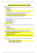 NUR 2092 Final Exam Study Guide All Weeks 1- 11 tests (Latest Versions)