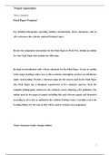 Thesis Generator  Final Paper Proposal   For detailed information regarding outlines, introductions, thesis statements, and an APA references list, visit the Ashford Writing Center.  Review the assignment instructions for the Final Paper in Week Five. Sub