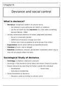 Chapter 6 Deviance and Social Control