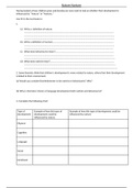 Nature vs Nurture Psychology and Sociology *WORKSHEET*