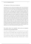 The Importance of Innovation Architecture  In  Innovation as Usual: How to Help Your People Bring Great Ideas to Life  (2013), Miller and Wedell-Wedellsborg discuss the importance of establishing systems within organizations that promote not only the crea