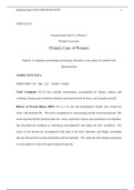 Focused Soap Note   1 of Week  3.docx    NURS 6551N  Focused Soap Note #1 of Week 3  Walden University  Primary Care of Women    Purpose: To diagnose and manage gynecology disorders: a case study of a patient with Dysmenorrhea  SUBJECTIVE DATA  Patient In