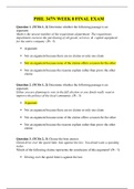 PHIL 347N WEEK 8 FINAL EXAM / PHIL347N WEEK 8 FINAL EXAM (NEWEST - 2021) | COMPLETE SOLUTIONS | CHAMBERLAIN COLLEGE OF NURSING 