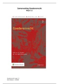 Samenvatting Goederenrecht