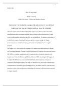 Week 3 Assgnment.docx  NURS 3100  Week 03 Assignment 1  Walden University   NURS 3100 Section 29, Issues and Trends in Nursing  THE IMPACT OF NURSING ON HEALTHCARE QUALITY AS VIEWED THROUGH THE MAGNET PROFESSIONAL PRACTICE MODEL.  Since the original studi