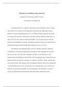 WK3Assgn  D. extension .docx    Mitigation of Cyberbullying Among Adolescents  Department of Psychology, Walden University  Development in the Digital Age  Cyberbullying refers to a repeated, willful deed to harass, humiliate, threaten, or target others. 