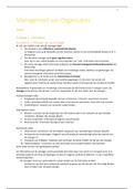 Samenvatting  Management Van Organisaties (USG5050)