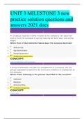 UNIT 3 MILESTONE 3 new practice solution questions and answers 2021 docs  