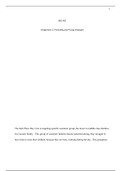  Assignment 3 Bus402.docx   BUS 402  Assignment 3: Promoting and Pricing Strategies  The Safe Place Day Care is targeting specific customer group, the lower to middle class families, two income family.  This group of customer families hasone parentsworkin