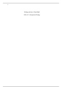  ENG215 Writing Activity 4  1 .docx   Writing Activity 4: Final Draft  ENG 215 - Research & Writing    Final Draft  The healthcare system has been designed for healthcare assistant to fail. From the lack of equipment to the lack help from nurses and docto