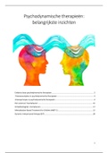 Psychodynamische therapieën: belangrijkste inzichten