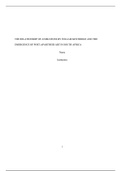  Proposal.docx   THE RELATIONSHIP OF ANIMATIONS BY WILLAM KENTRIDGE AND THE EMERGENCE OF POST-APARTHEID ART IN SOUTH AFRICA  Name  Institution  I.Abstract  a.With the use of the hermeneutics by Paul Ricoeur as the selected methodology, this paper explores