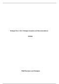  Strategic Plan 3.docx             Strategic Plan 3, Part 3 Strategic Evaluation and Recommendations  STR/581                                                  PG&E Business Level Strategies  The business level strategy helps an organizations core competen