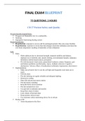 NUR 319 final exam study guide 