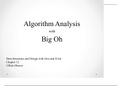 Analysis of Algorithms