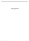  Week 1 Research Questionnaire.doc  Research Studies Questionnaire   PSYCH/610  Research Studies Questionnaire  Part I: Purpose of Sections in Research Articles  Research articles are compiled in such a way that it is easily understood and followed. The t