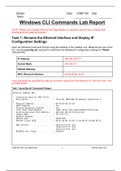  COMP 230 Week 1 Windows CLI Commands Lab Report