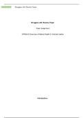  Wk 5 Team   Struggles With Reentry Paper.docx   Struggles with Reentry Paper  Team Assignment   CPSS/410 Overview of Mental Health in Criminal Justice  Introduction:  In this essay there will be a discussion on the struggles related to reentry after inst