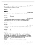 NURS 6541N FINAL EXAM 2 – QUESTION AND ANSWERS (MAY 2020) GRADED A