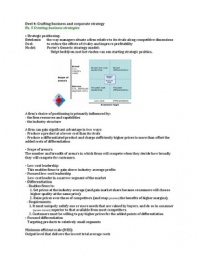 Samenvatting marketing & strategie deel 4 t/m6