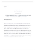 Discussion Questions.docx (1)    MGT-420  Week 4: Teams & teamwork  Discussion Questions  1.What are team norms, and what role do they play in behavior and cohesiveness of the group? How does the diversity of a group affect its performance?  Professor Har