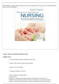 TEST BANK for  Maternal-Newborn Nursing The Critical Components Of Nursing Care 3rd Edition By Roberta Durham And Linda Chapman