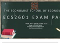 ECS2601 Summary