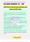 D196 WGU Exam Practice Questions and Answers (100% Pass)