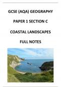 GCSE Geography Coastal Landscapes 