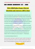 NSG 3280(Patho) Exam 2 Review Questions and Answers (100% Pass)