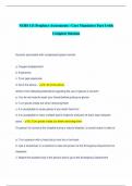 NURS 111 Prophecy Assessments - Core Mandatory Part I with Complete Solution