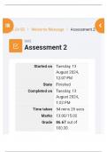 HRM3706 ASSIGNMENT 2 ( SEMESTER 2-2024) QUESTIONS AND ANSWERS