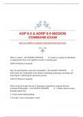 ADP 6-0 & ADRP 6-0 MISSION COMMAND EXAM 2024/2025