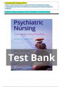 Test Bank - Psychiatric Nursing: Contemporary Practice, 7th Edition (Ann Boyd, 2022), Chapter 1-43 | All Chapters