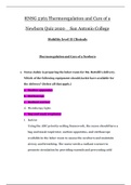 RNSG 2363 Thermoregulation and Care of a Newborn Quiz 2020 _ San Antonio College | RNSG2363 Thermoregulation and Care of a Newborn Quiz 2020 _ Grade A