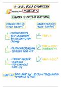 A-LEVEL CHEMISTRY SUMMARY NOTES: YEAR 2 RATES & EQUILIBRIA