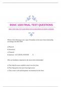 BSNC 1020 FINAL TEST QUESTIONS WITH GUARANTEED ACCURATE ANSWERS