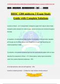 BHSC 1200 midterm 3 Exam Study Guide with Complete Solutions